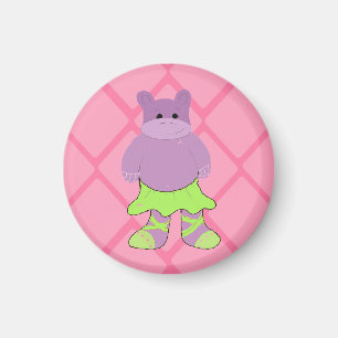 Aimant Ballerina Hippo