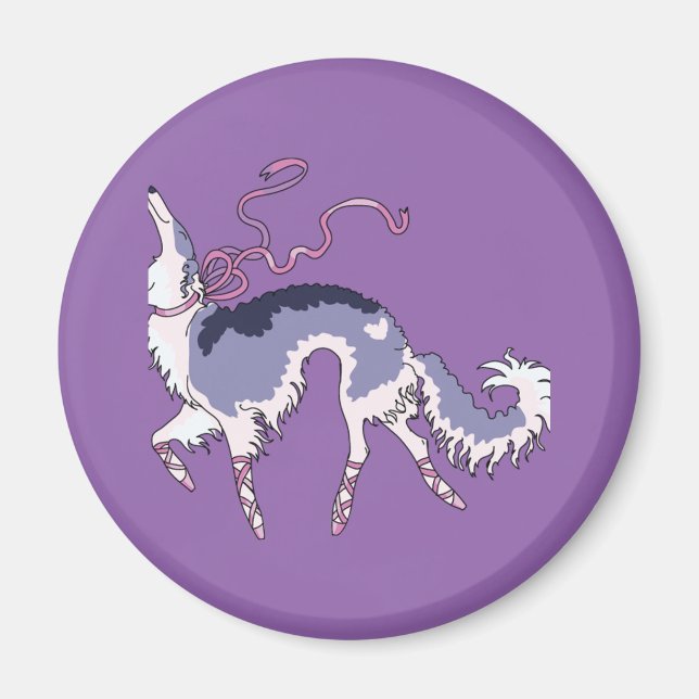 Aimant Ballet Borzoi (Devant)