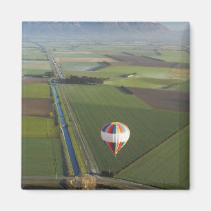 Aimant Ballon à air chaud, près de Methven, Canterbury