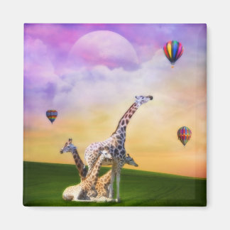 Aimant Ballons d'observation de girafe