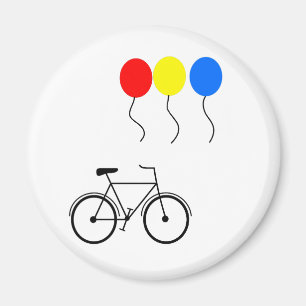 Aimant Ballons et vélo