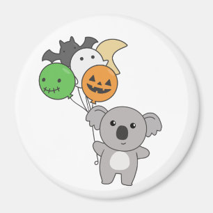 Aimant Ballons Koala Halloween pour enfants Cute Koalas