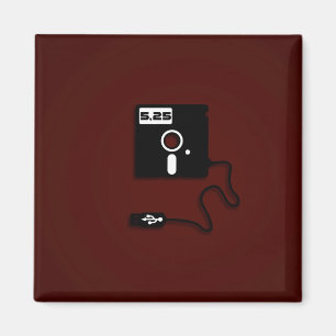 Aimant ballot à disque souple de geek d'USB de 5,25