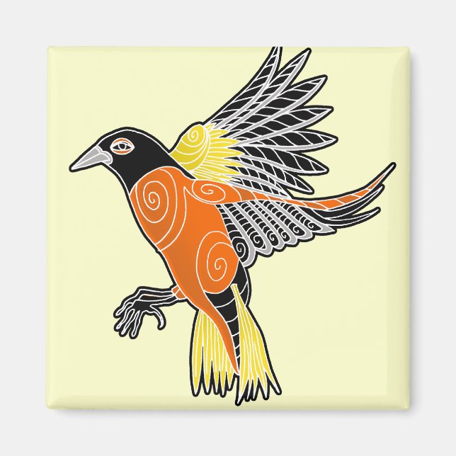 Aimant baltimore oriole (Devant)