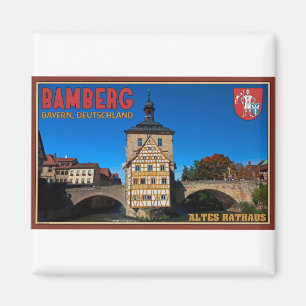 Aimant Bamberg - paysage d'Altes Rathaus