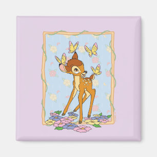 Aimant Bambi et papillons
