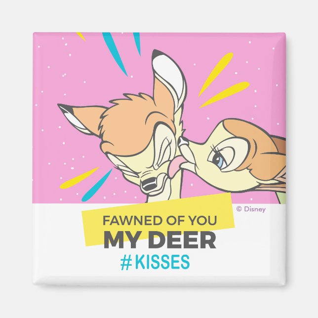 Aimant Bambi & Faline "Fawned Of You My Deer" (Devant)