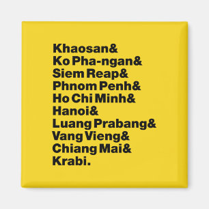 Aimant Banana Pancake Trail / Circuit