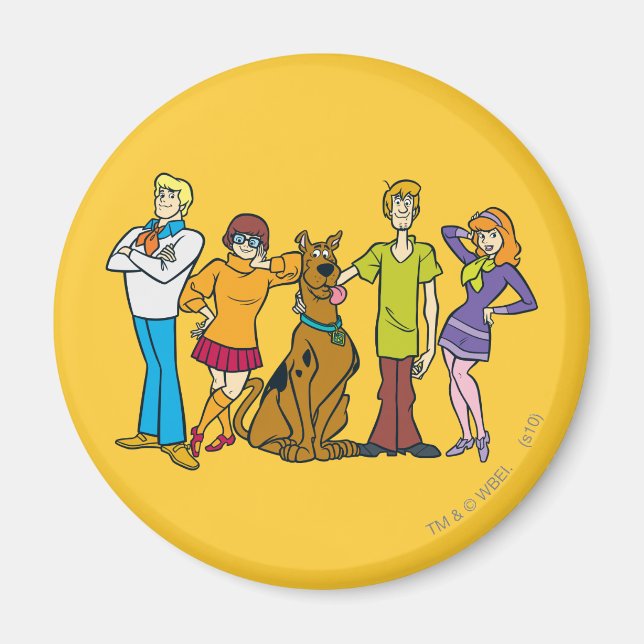 Aimant Bande entière 14 Mystery Inc (Devant)
