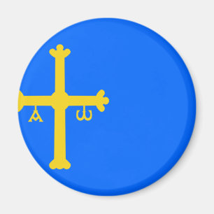 Aimant Bandera De Asturies - drapeau des Asturies