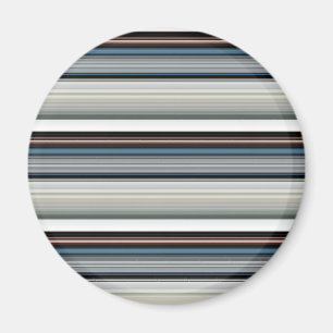 Aimant Bandes blanches gris mignonnes