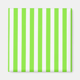 Aimant Bandes de bonbons vert et blanc de chaux