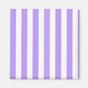 Aimant Bandes de bonbons violettes et blanches