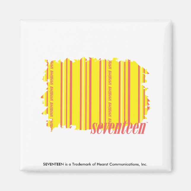 Aimant Bandes minces Jaune 2 (Devant)