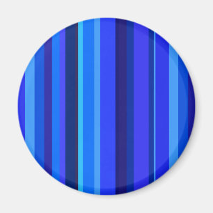 Aimant Bandes verticales bleues