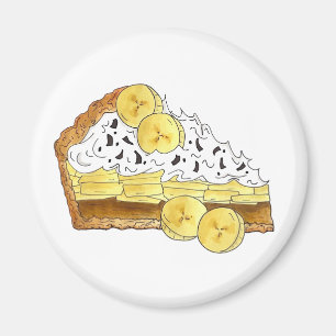 Aimant Banoffe Banana Toffee Pie Slice UK British Food