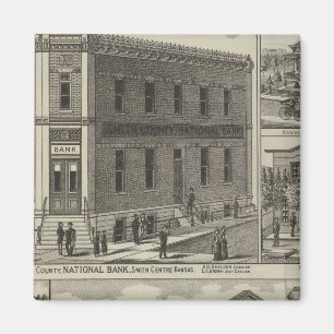 Aimant Banques, Résidence, Hull House, Smith Center, Kan