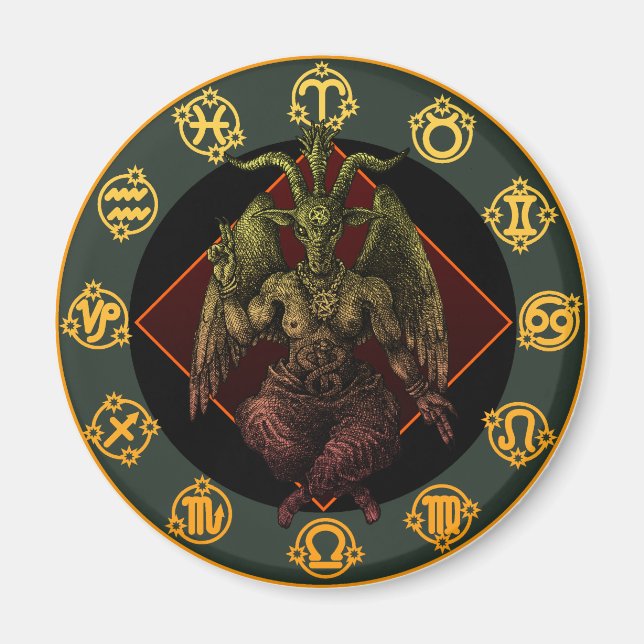 Aimant baphomet3 (Devant)
