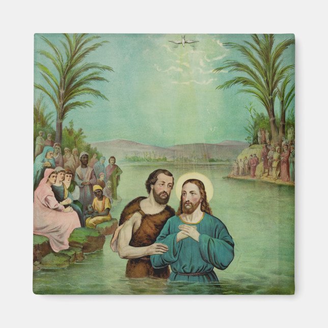 Aimant Baptême de Jésus-Christ (Devant)