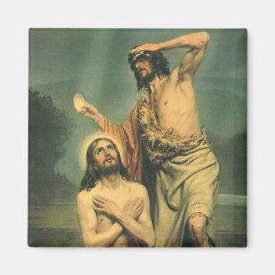 Aimant Baptême de Jésus-Christ par Jean-Baptiste