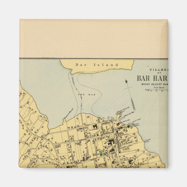 Aimant Bar Harbour (Devant)