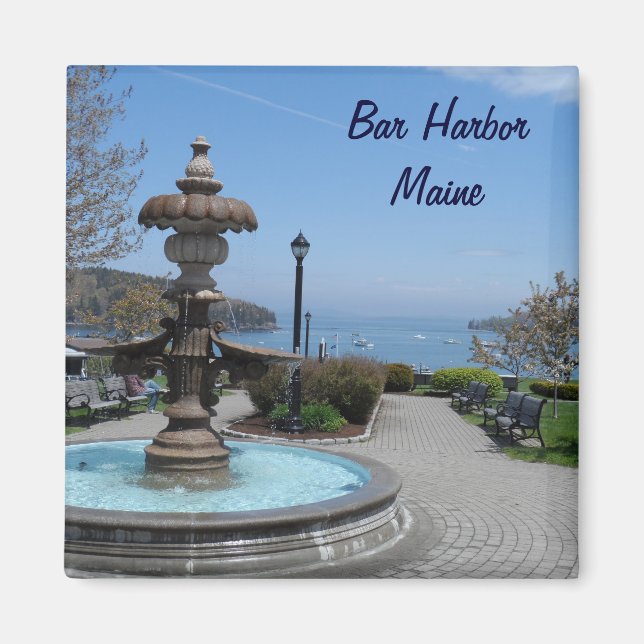 Aimant Bar Harbour, Maine (Devant)