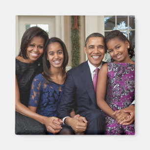 Aimant Barack Obama et sa famille