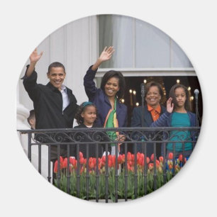 Aimant Barack Obama et sa famille