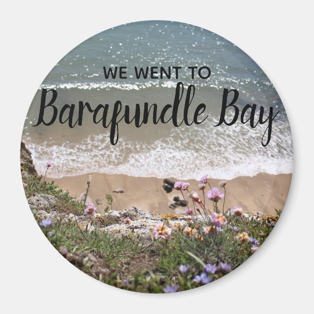 Aimant Barafundle Bay Pembrokeshire Pays de Galles Photo (Devant)