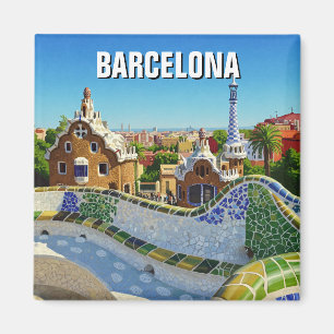 Aimant Barcelone Espagne Parc Güell Travel