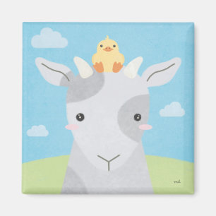 Aimant Barn Buddies - Goat & Chick