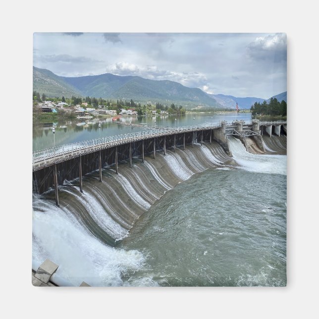 Aimant Barrage de Thompson Falls (Devant)