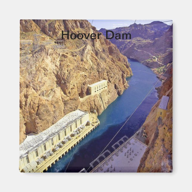 Aimant Barrage Hoover en Arizona (Devant)