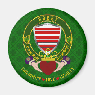 Aimant Barry Irish Shield & Claddagh