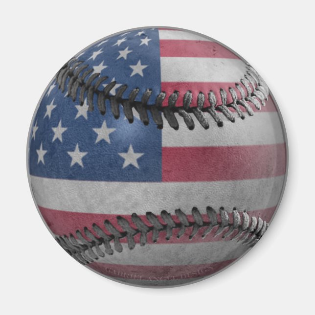 Aimant Baseball américain (Devant)