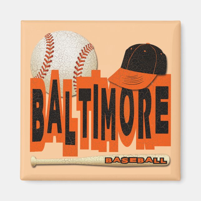 AIMANT BASEBALL BALTIMORE (Devant)