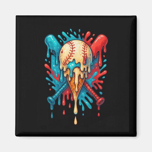 Aimant Baseball Drip Baseball Lifestyle 101 Jeunes Garçon (Devant)