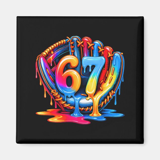 Aimant Baseball Drip Ice Cream 67 Baseball Lifestyle 101  (Devant)