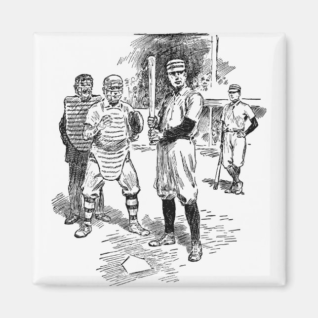 Aimant Baseball : Joueurs (Devant)