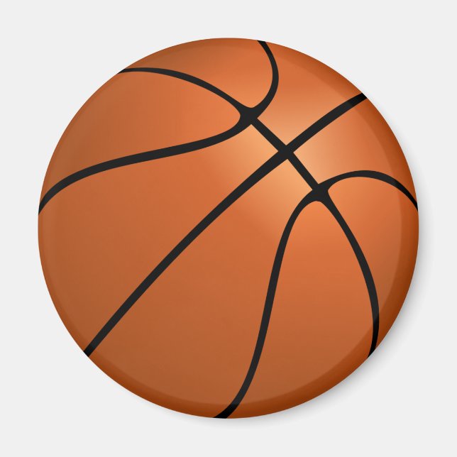 Aimant basket-ball (balle) (Devant)