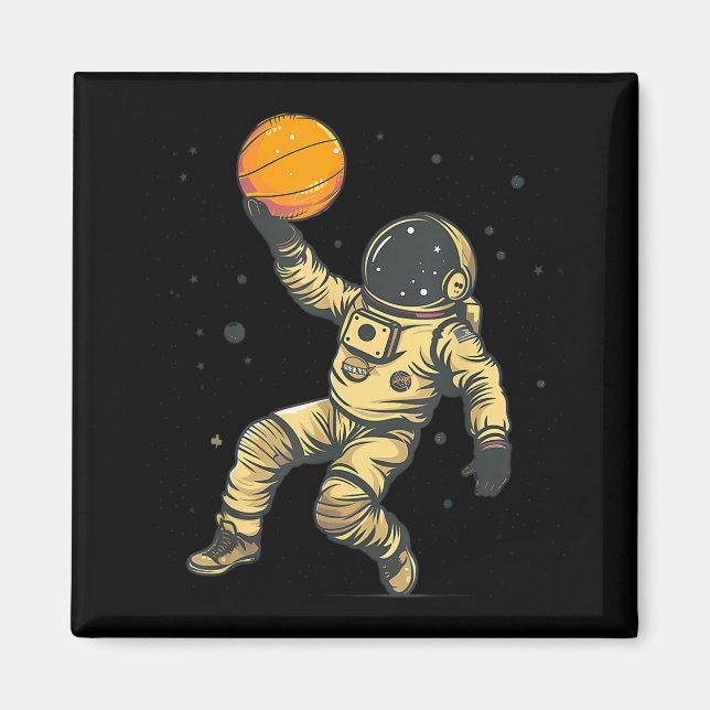 Aimant Basket-ball Basket-ball Astronaut (Devant)