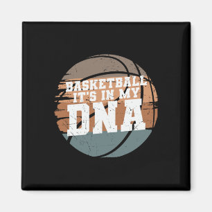 Aimant Basket-ball C'est dans mon Adn 1