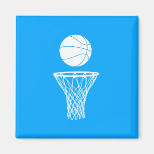 Aimant Basket-ball et bleu d'aimant de cercle