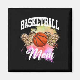 Aimant Basket-ball Leopard Heart teinture de teinture Bas