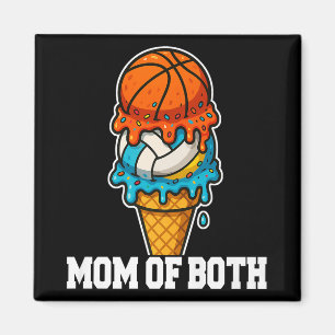 Aimant Basket-ball Volleyball Maman Crème Ice Driam Summe