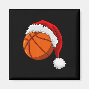 Aimant Basket de Noël Ball Santa Hat Hommes garçons Sport