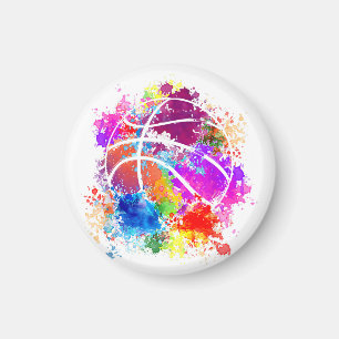 Aimant Basketball Adolescentes Filles Ados Baller Dunk