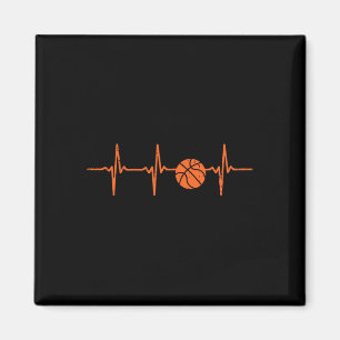 Aimant Basketball Heartbeat Coach Player Team Baller Men