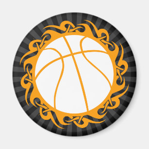 Aimant basketball. tribal.