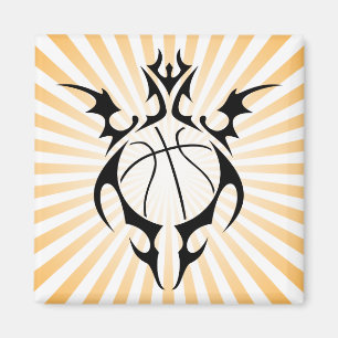 Aimant basketball. tribal.